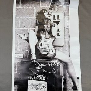 Joan Jett Poster Home Decor 12x18 Black White Rock Music Fan Gift